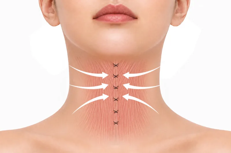 이중턱 지방흡입·근육묶기 활경근 근육묶기