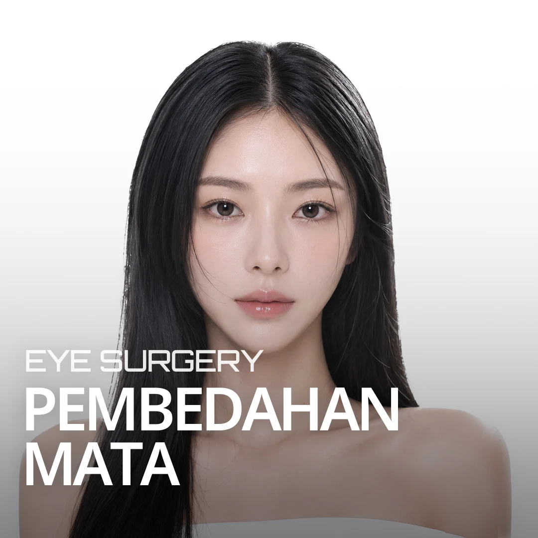 PEMBEDAHAN MATA EYE SURGERY — banner model yang menonjolkan bentuk mata