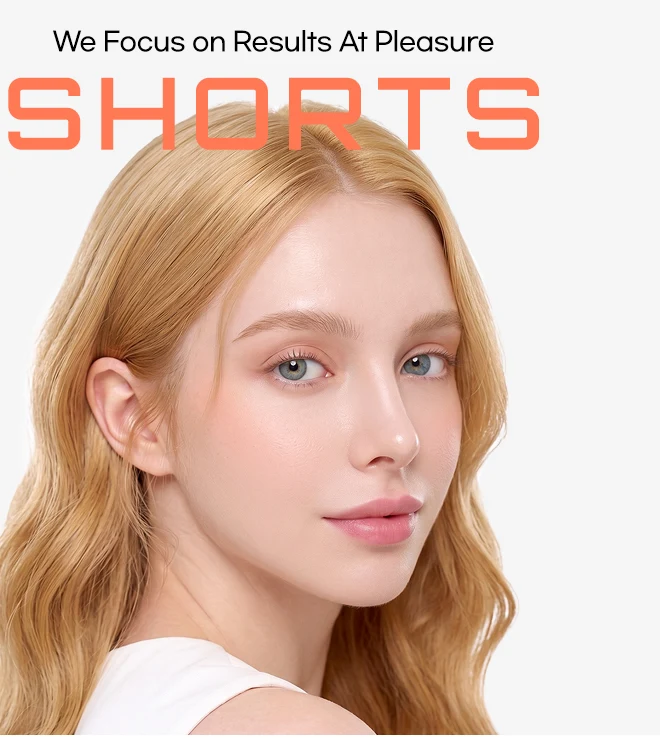 We Focus on Results At Pleasure SHORTS — model after treatment